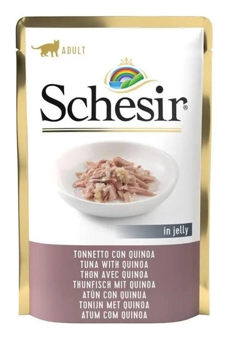 Корм для кошек Schesir Tuna with quinoa желе 85 г