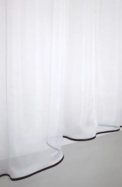 Занавеска кухонная с ламбрекеном 270х170 см Белый/Венге (00к 59-718) - фото 4