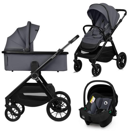 Коляска універсальна Lionelo LAYLA 3в1 Stone Grey - фото 5