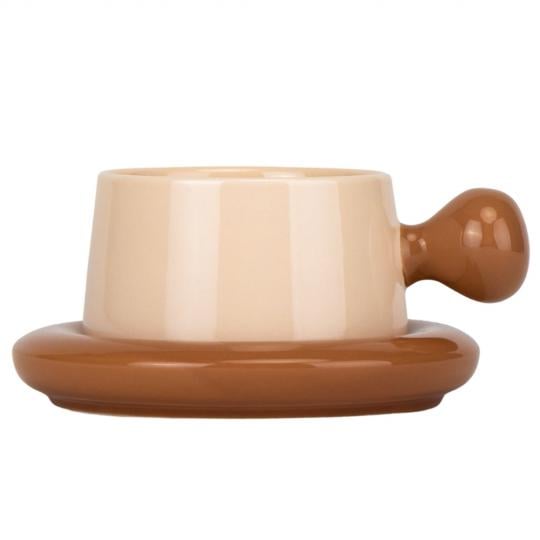 Кружка керамическая Elisey Цветной спектр 230 мл Бежевый (9095-022)