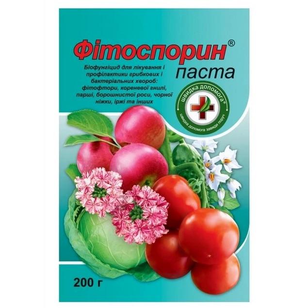 Біофунгіцид Кіссон Фітоспорін паста 200 г (4820190230126) - фото 1