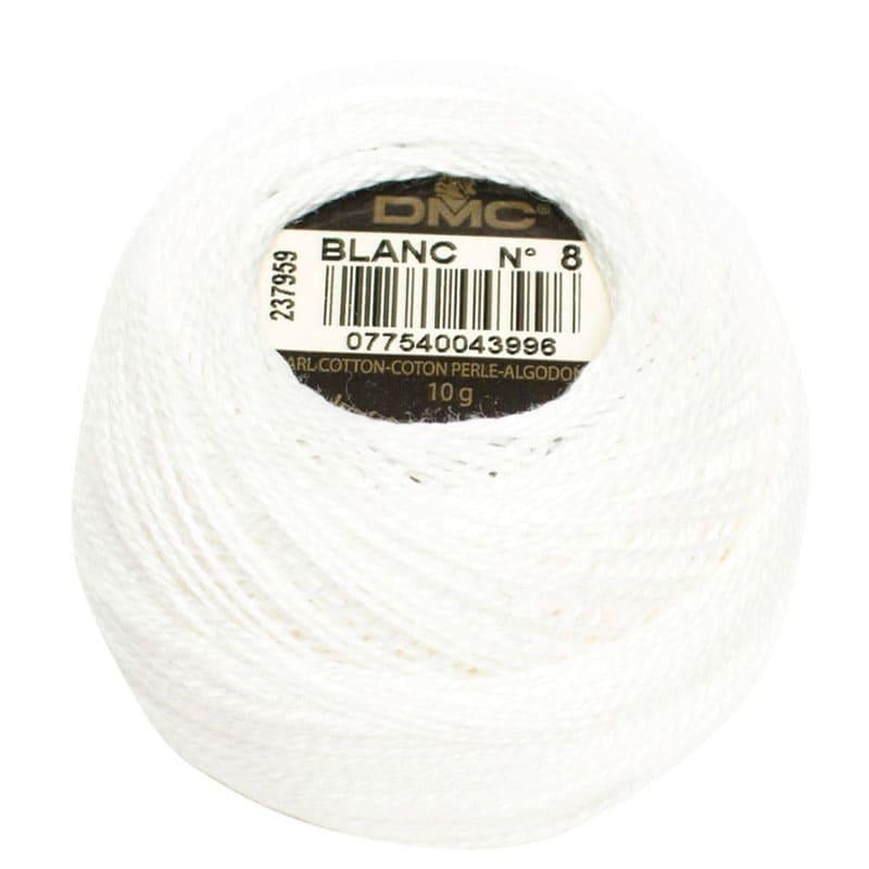 Нить DMC Pearl Cotton BLANC 8 Нить DMC Pearl Cotton BLANC 8