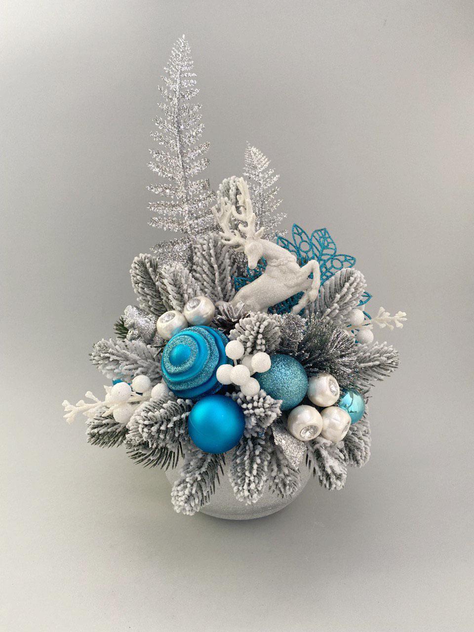 Новогодняя композиция Зимний лес - фото 2