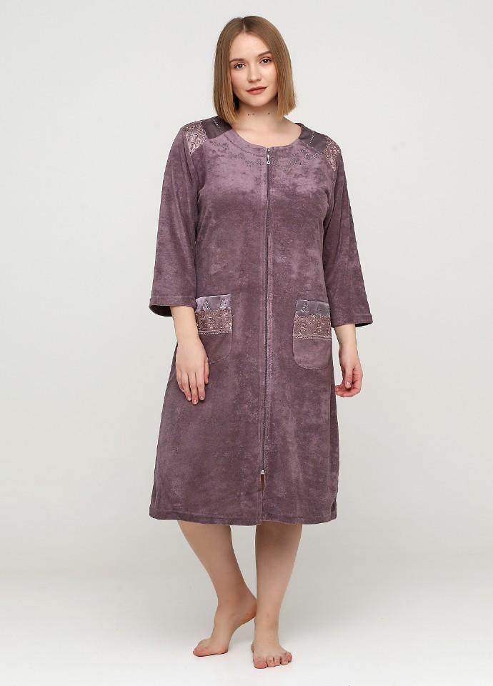 Халат Romeo life L Сливовый (3585-34) Халат Romeo life L Сливовый (3585-34)