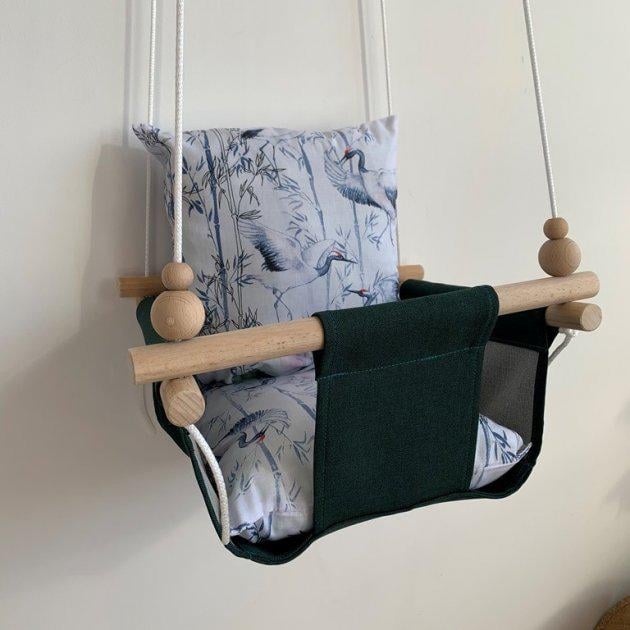 Дитяча гойдалка Infancy Клітка велика Темно-зелений (9677574) - фото 5 Дитяча гойдалка Infancy Клітка велика Темно-зелений (9677574) - фото 5