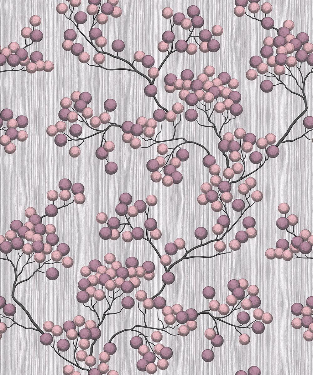 Обои бумажные Континент Рамус Сиреневый (1414)