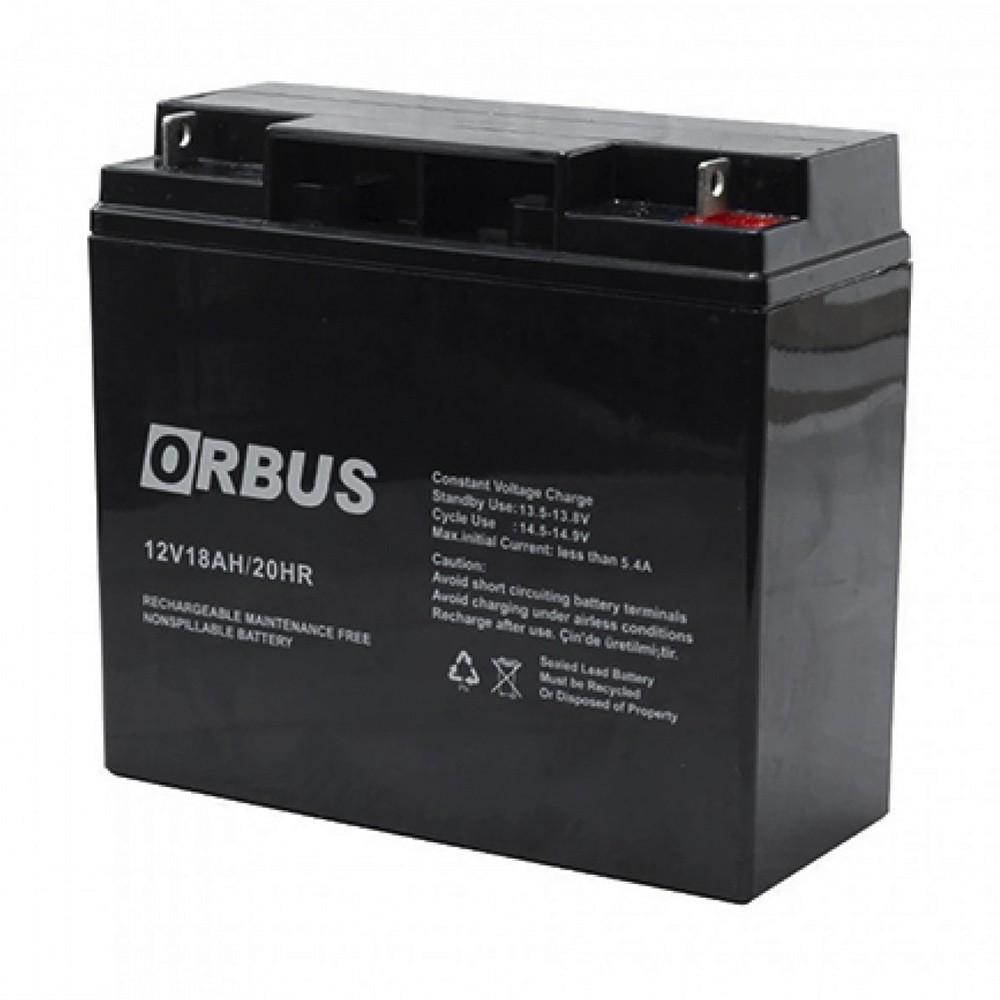 Батарея аккумуляторная ORBUS OR1218 AGM 12V 18 AH (12287098)