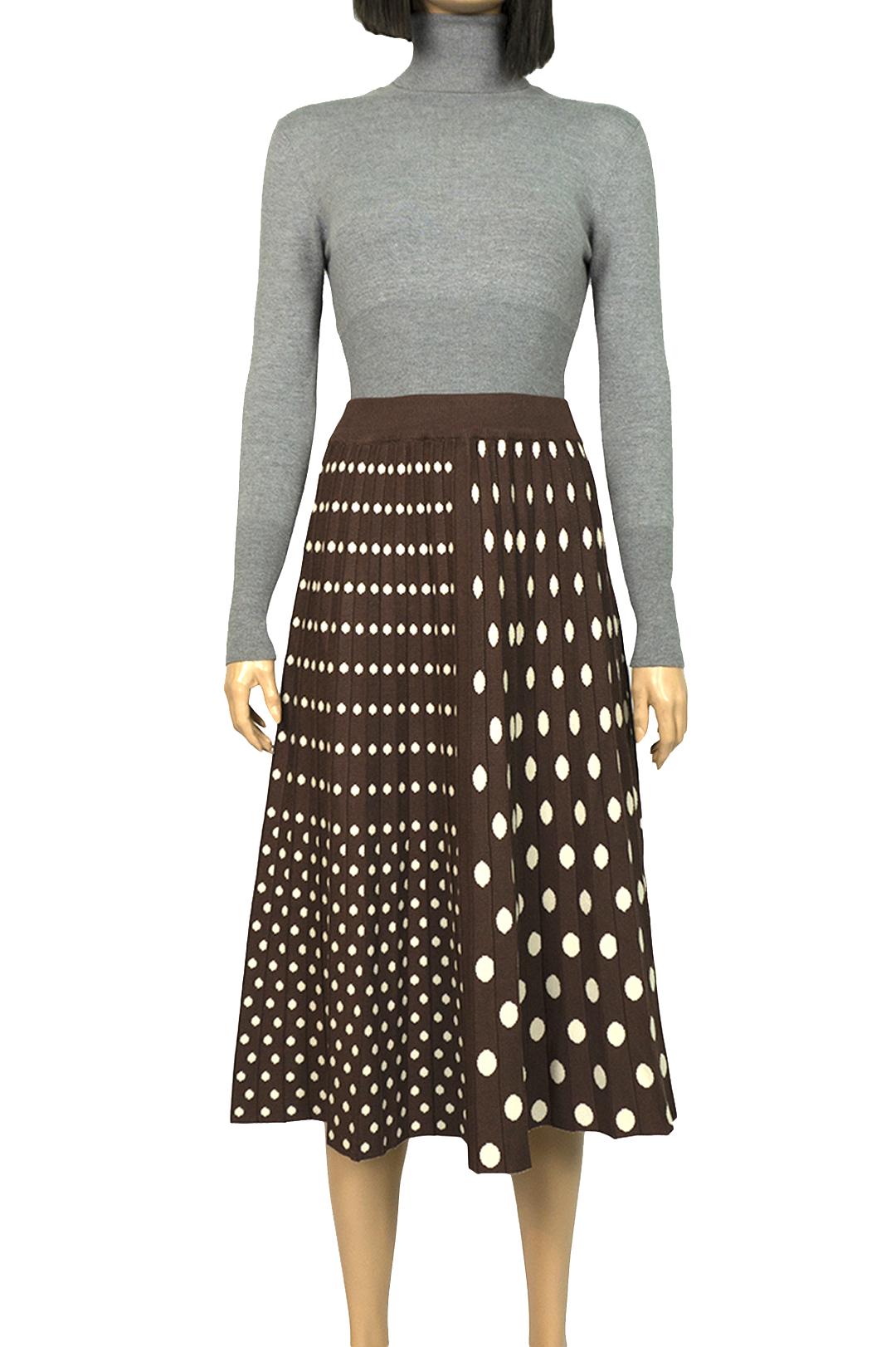 Юбка миди двусторонняя Forza Viva MW-KS-1985-1 трикотажная р. 46 Коричневый (17852317) - фото 9 Юбка миди двусторонняя Forza Viva MW-KS-1985-1 трикотажная р. 46 Коричневый (17852317) - фото 9