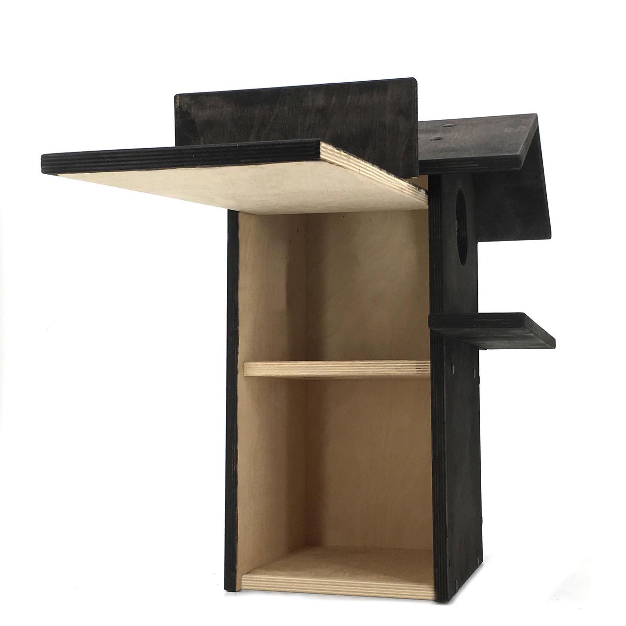 Домик для белок из дерева Кола Венге (ДДБ-000912) - фото 2 Домик для белок из дерева Кола Венге (ДДБ-000912) - фото 2