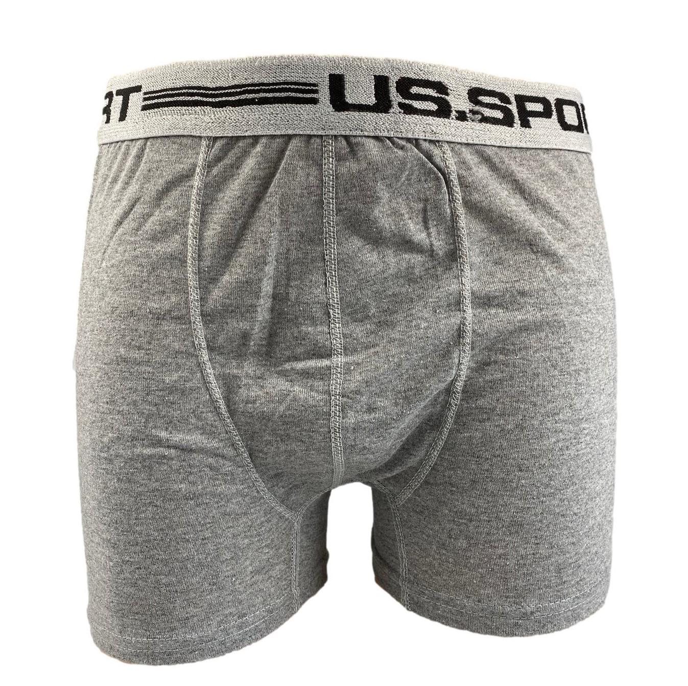 Трусы мужские боксеры хлопок р. 2XL Cерый (11328539)