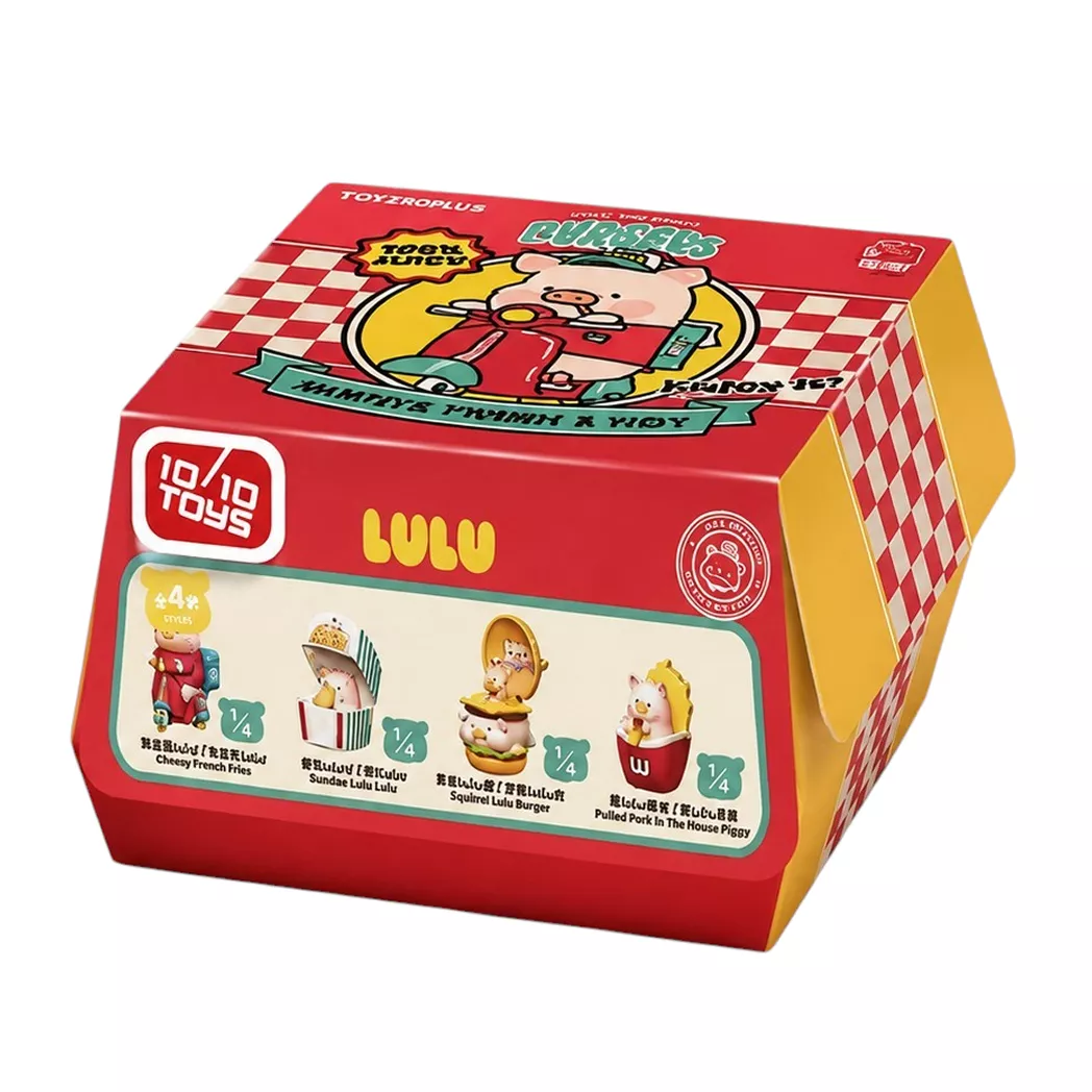 Фигурка-сюрприз 10/10 Toys LuLu the Piggy Burger Express Movable Series 1 шт. (LULU1310)