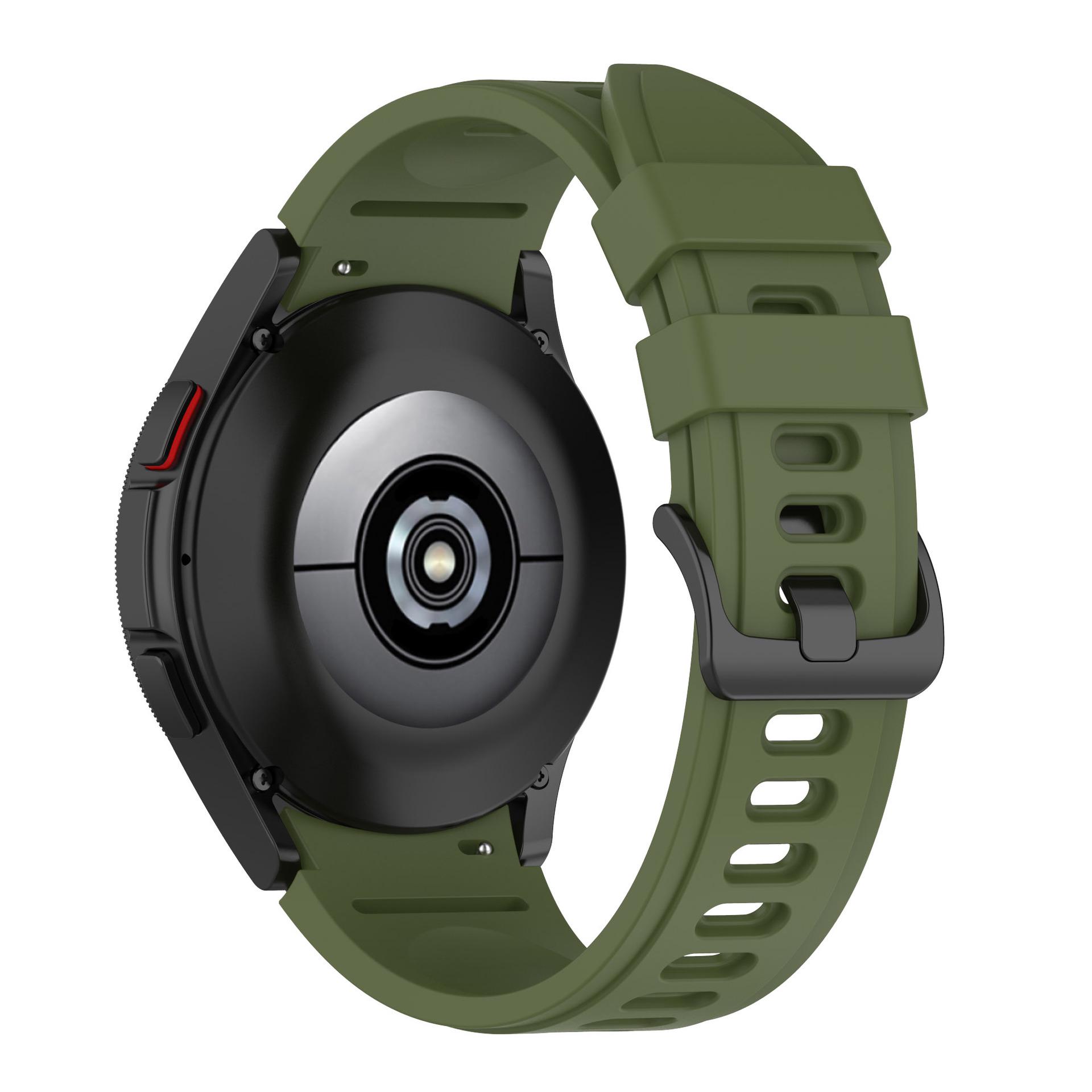 Ремінець силіконовий Watchbands RiccoOne для Samsung Galaxy Watch 4 Classic 42 мм Зелений (EP09-3WB51073554)