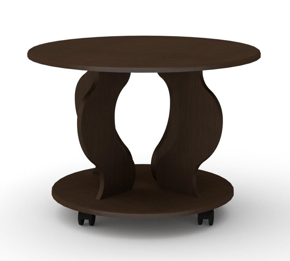 Стол журнальный Компанит Ринг МДФ Венге