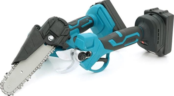 Пила ланцюгова міні акумуляторна KRAISSMANN 1521 AKS 20 з секатором 31 AGS-BL 20/2 шина 150 мм/2 акумулятора 2 Ач/зарядний пристрій (21499821) - фото 10 Пила ланцюгова міні акумуляторна KRAISSMANN 1521 AKS 20 з секатором 31 AGS-BL 20/2 шина 150 мм/2 акумулятора 2 Ач/зарядний пристрій (21499821) - фото 10