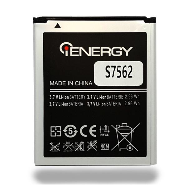 Аккумулятор iENERGY для SAMSUNG S7262 (1500 mAh)