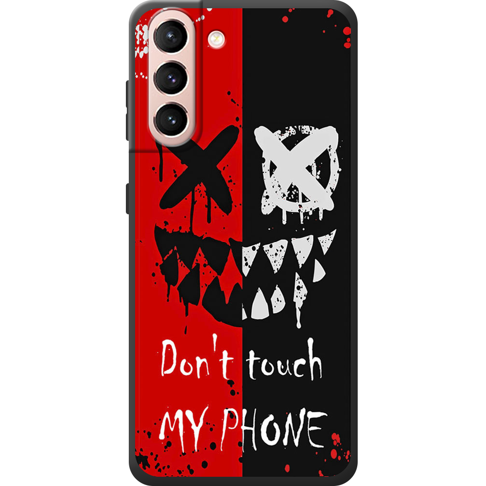 Чехол BoxFace Samsung G991 Galaxy S21 Bad Smile Черный силикон (41709-up2468-44632)