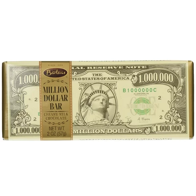 Шоколад Bartons Million Dollar Milk Chocolate 57 г (2182669630)
