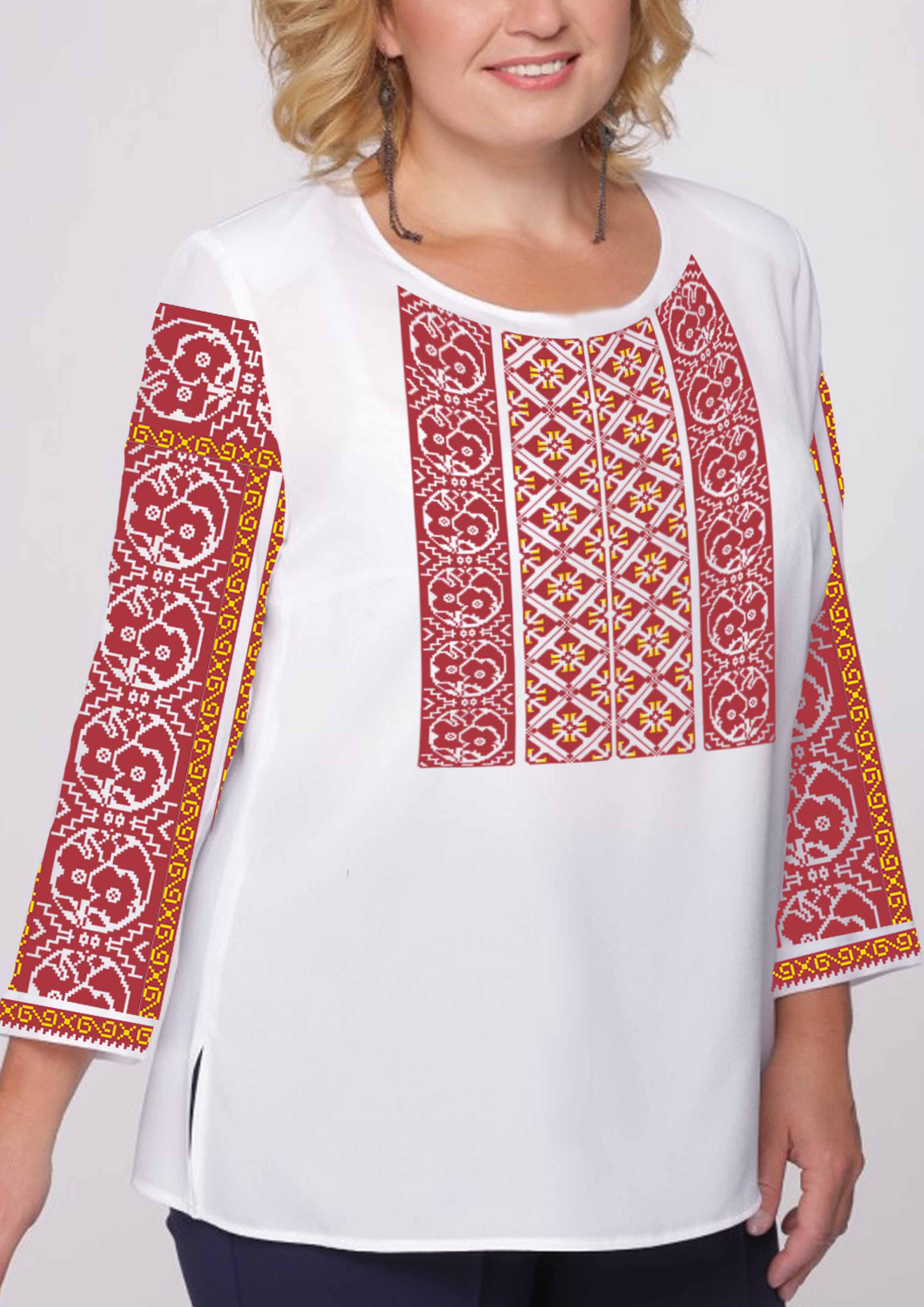 Заготовка для вышивки нитками/бисером габардин (СЖГ-169)