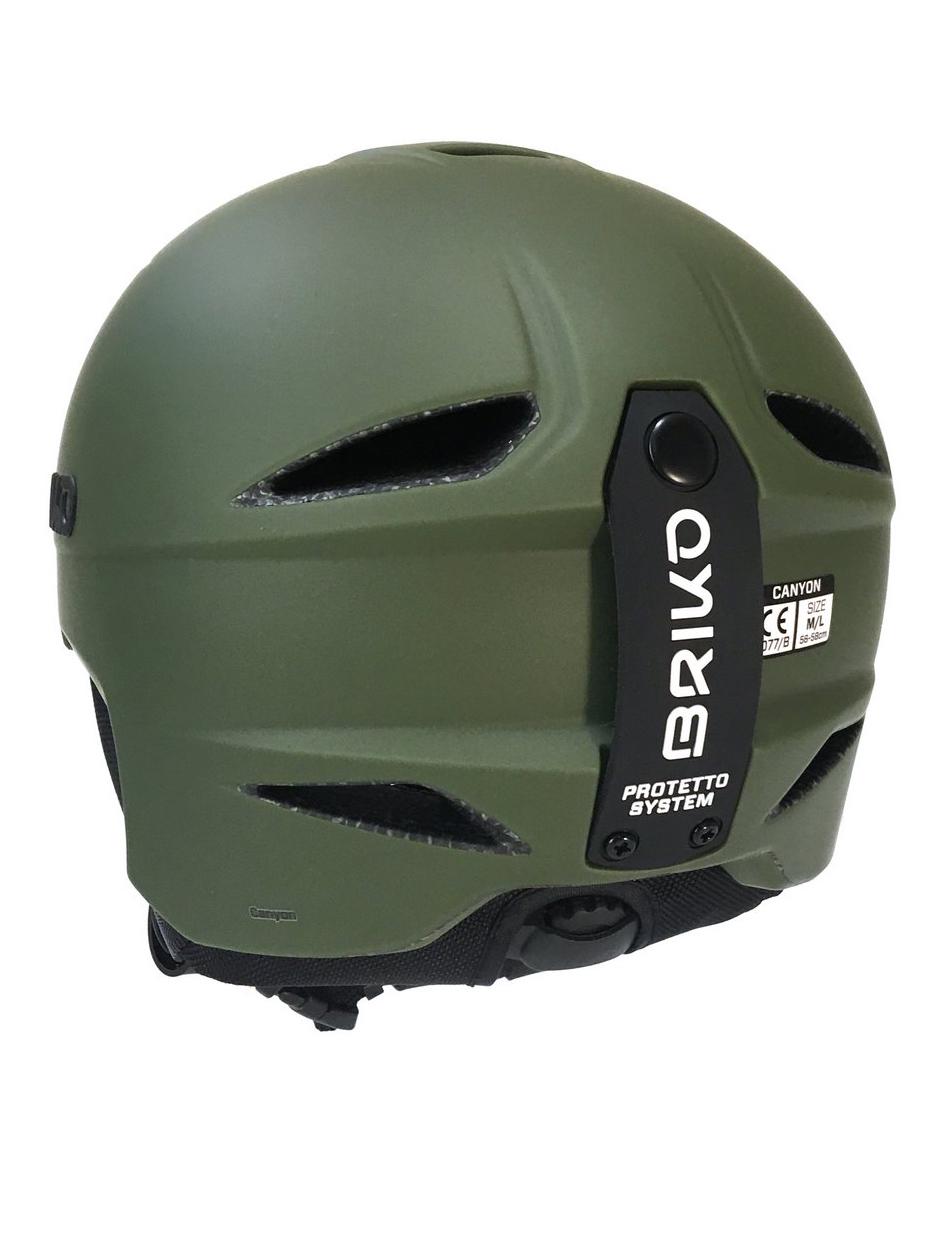 Шлем горнолыжный Briko Canyon M/L р. 56-58 Matt Deep Green (211177W-M-L) - фото 2