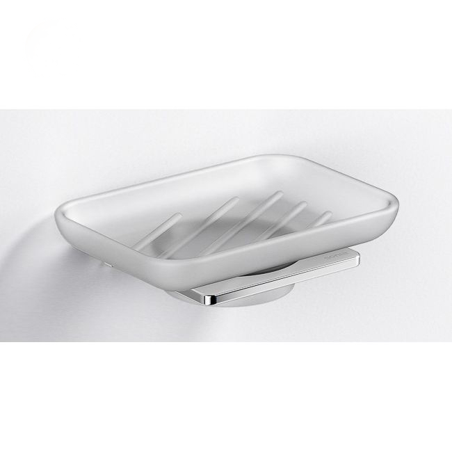 Мыльница настенная Sonia S-Cube Brushed Gold 135х38х100 мм Золотой матовый (182145)