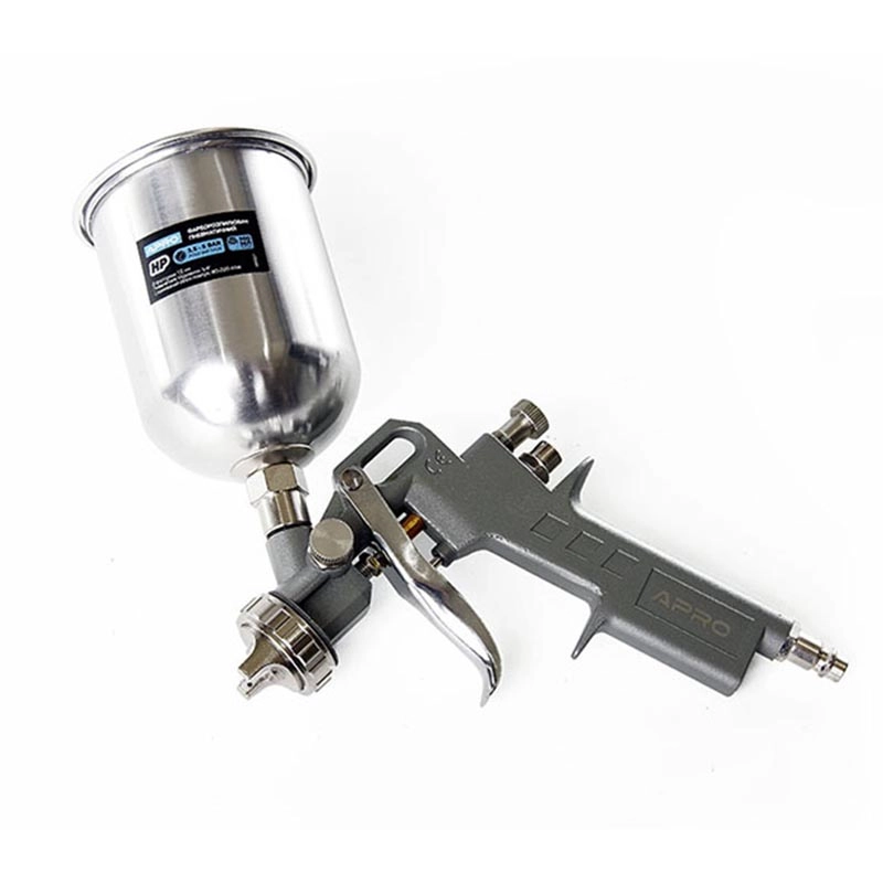 Краскораспылитель Apro HP Ø 1,5 мм в/б металл 500 мл (850021) - фото 2 Краскораспылитель Apro HP Ø 1,5 мм в/б металл 500 мл (850021) - фото 2