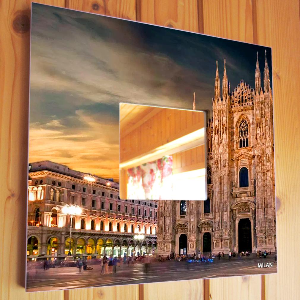 Зеркало декоративное Милан Италия 260х260 мм (M04080)