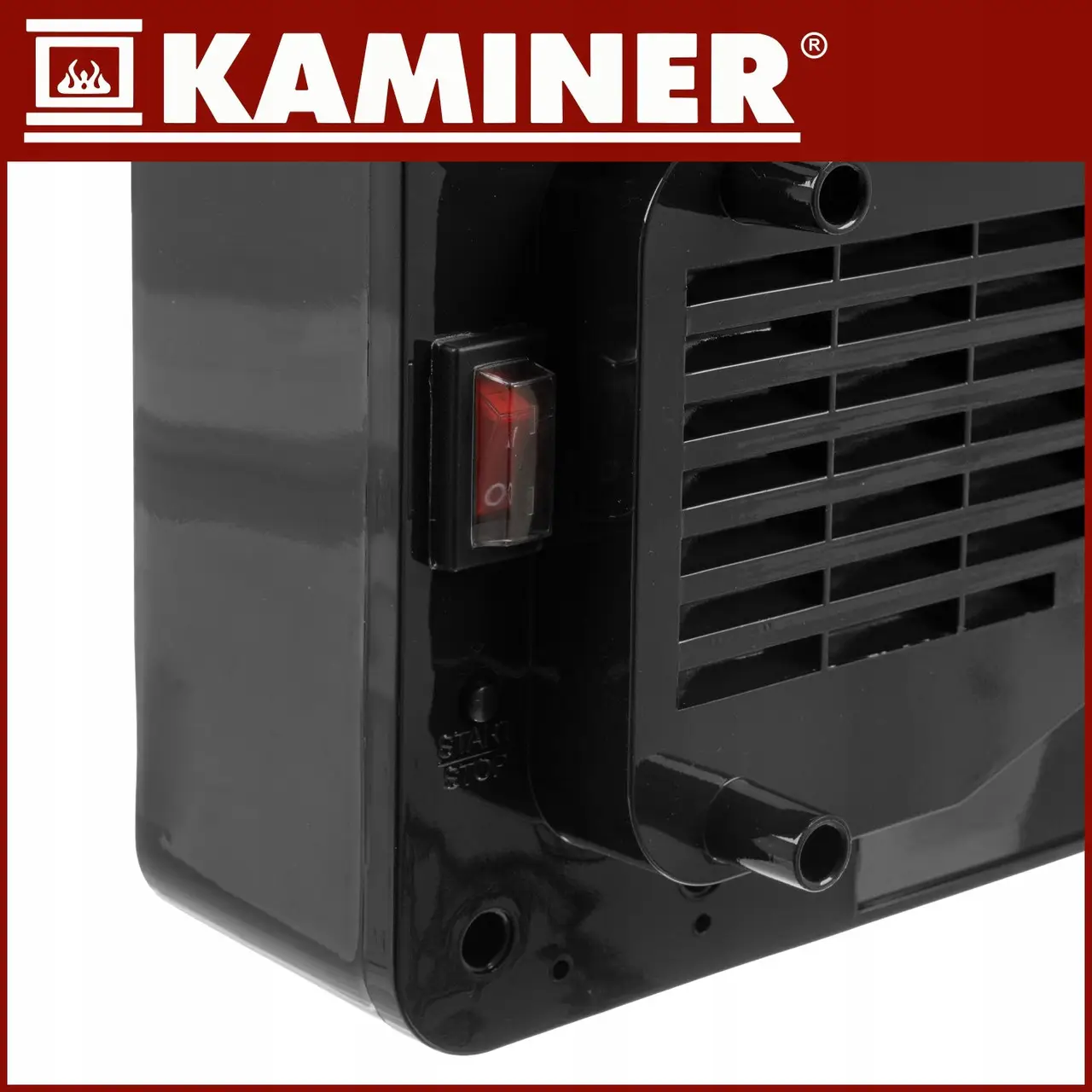 Нагрівач-повітряна завіса KAMINER 26399 Wi-Fi настінний пульт ДК 2000 Вт Black (26399) - фото 5