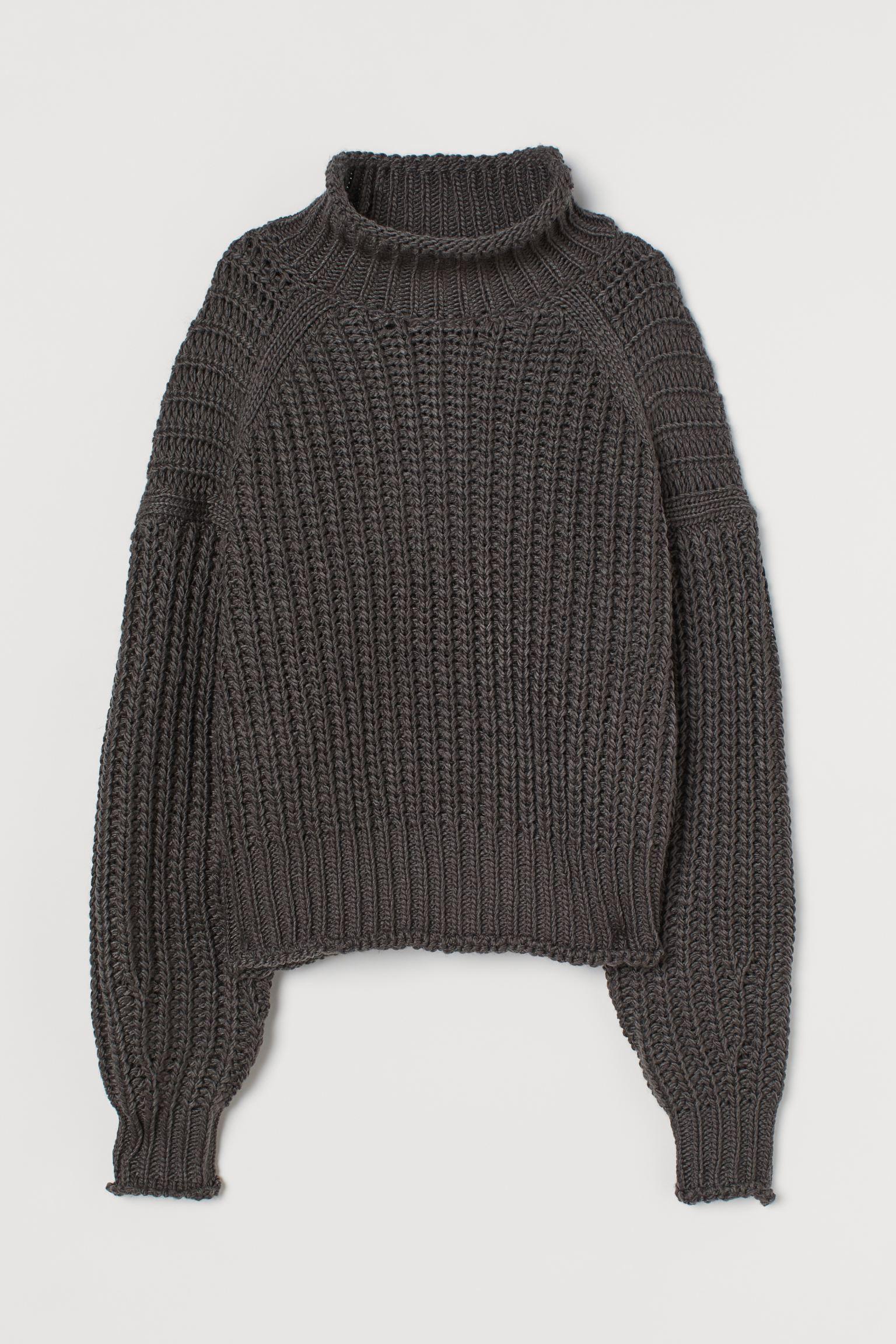 Свитер H&M S Темно-серый (30058732792)