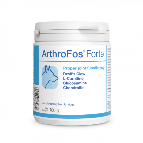 Вітамінно-мінеральна кормова добавка Dolfos ArthroFos Forte для зміцнення суглобів собак 700 г (140-700)