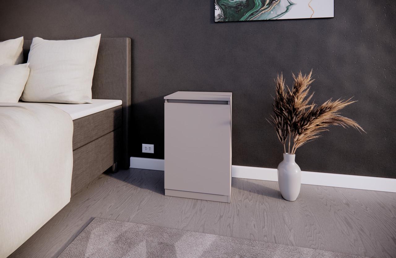 Тумба приліжкова MEBEX 50х40х77,4 см Сірий світлий (VS3D500LG) - фото 2