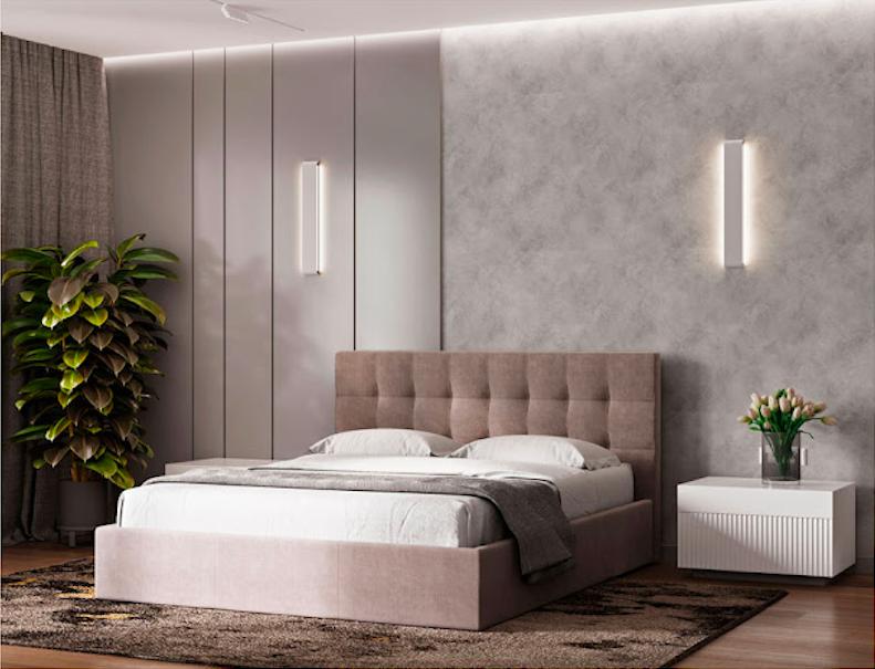Кровать-подиум двуспальная ChesterNew Design Standart 140х200 см Мокко