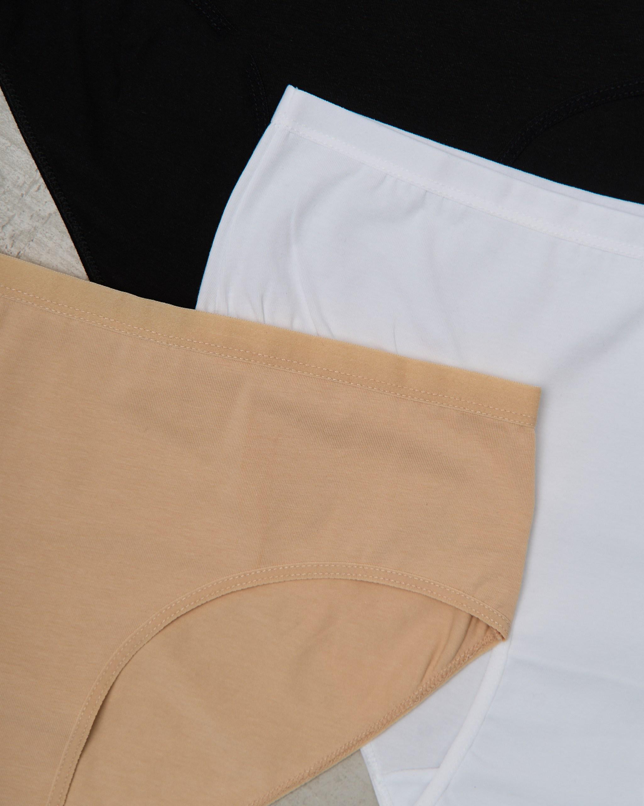 Набор трусиков женских батал 3 шт. 2XL Разноцветный (26800) - фото 3