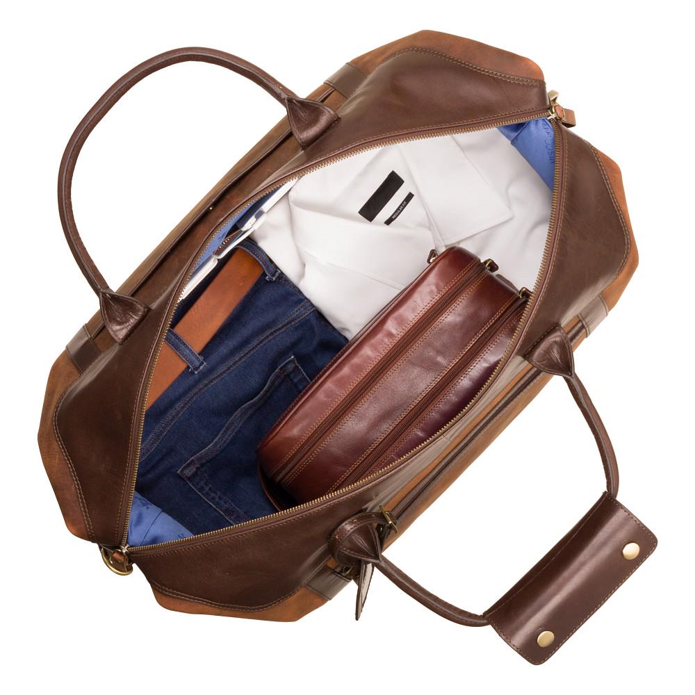 Дорожная сумка Visconti TC152 Voyager кожаная Tan Merlin - фото 5 Дорожная сумка Visconti TC152 Voyager кожаная Tan Merlin - фото 5