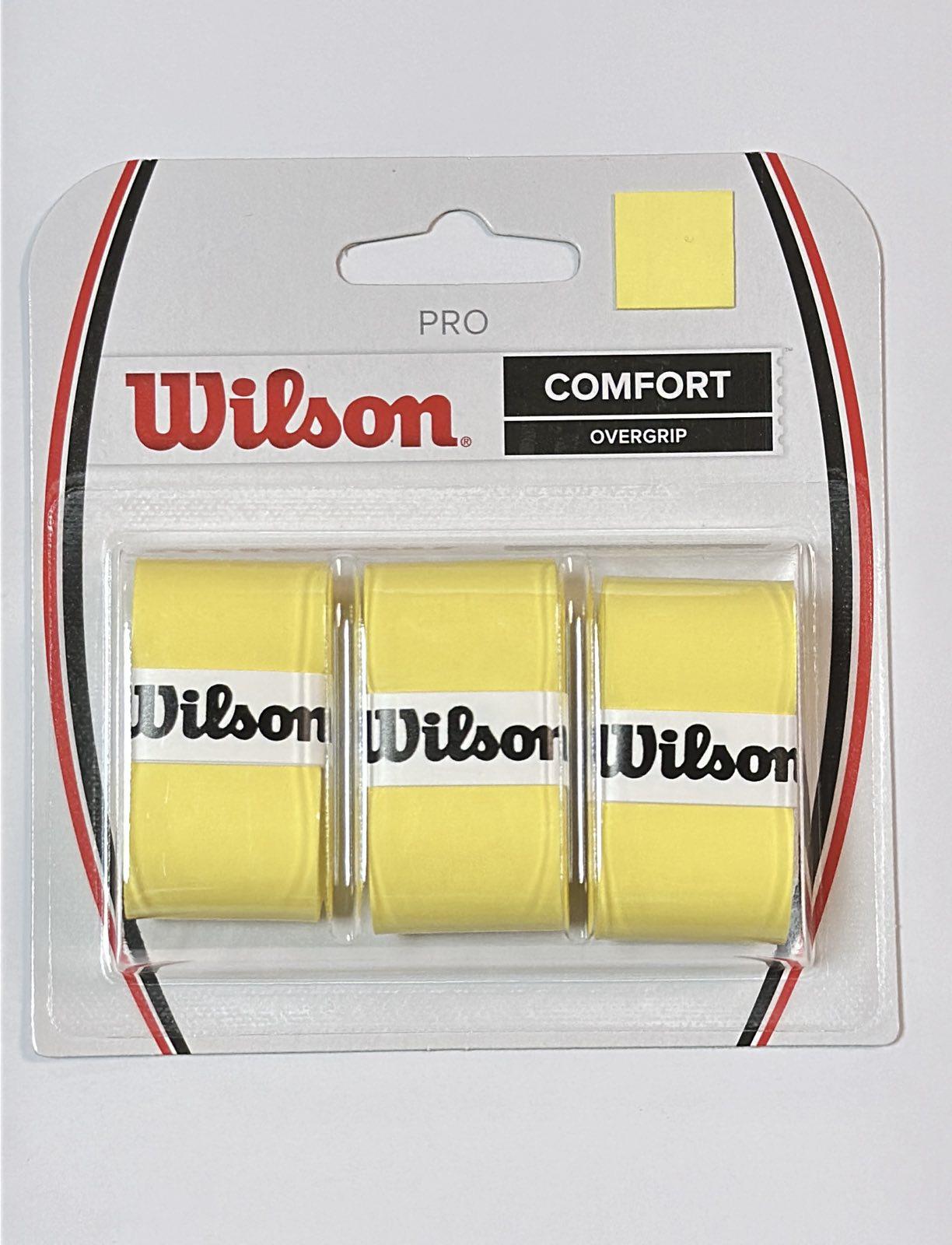 Обмотка Wilson pro overgrip 3 шт. Yellow