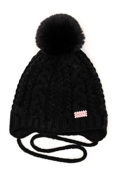 Шапка детская унисекс Классик D892 флис 44-48 см Черный