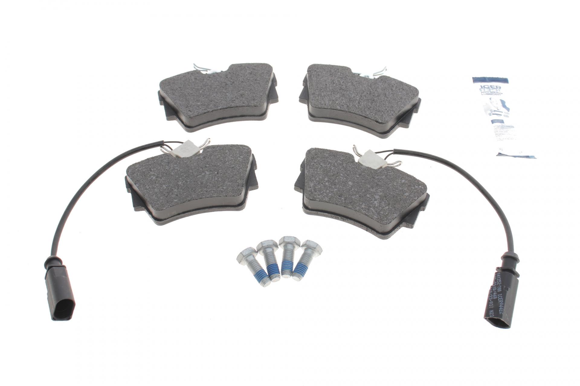 Колодки тормозные задние ICER для VW T4 96-03 с датчиками (141352-700)