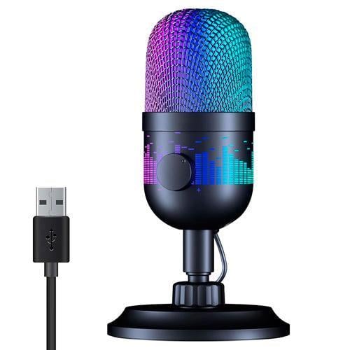 Микрофон настольный конденсаторный RODD AK-1i с RGB-подсветкой USB Black (725479)