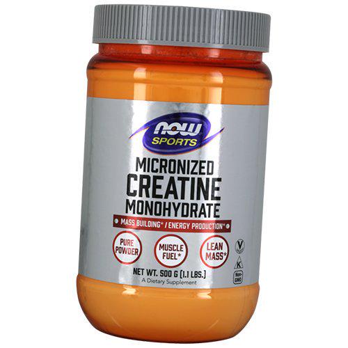 Креатин моногідрат Now Foods Micronized Creatine Monohydrate Powder 500 г (31128004)