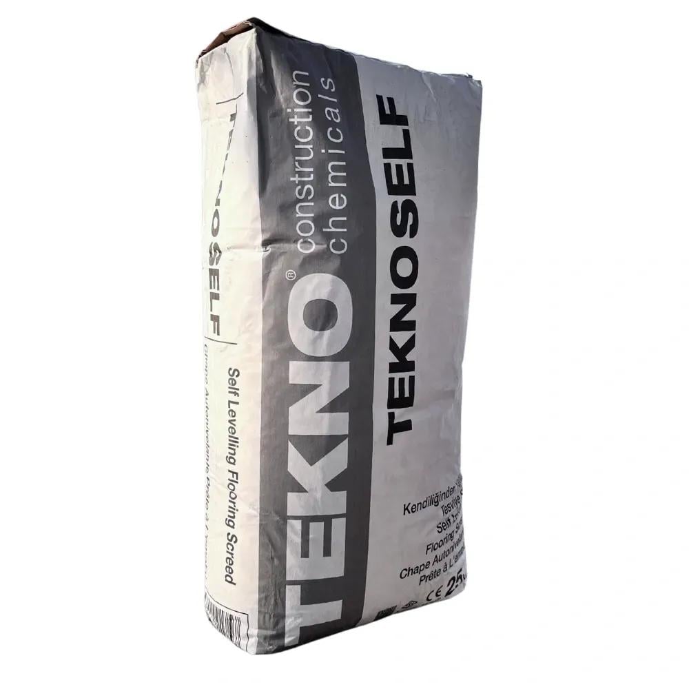 Пол самовыравнивающийся Teknoself тонкослойный нивелир 1-10 мм 25 кг