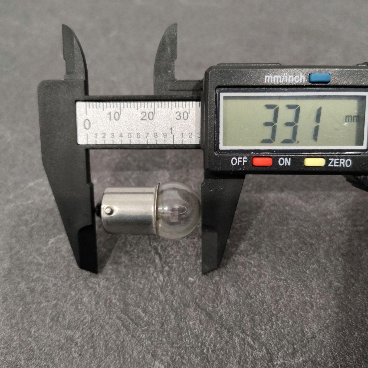 Автолампа R10W 1156 BA15s G18 12V 10W Белый (632STORE3) - фото 2