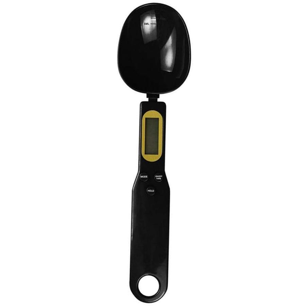 Электронная мерная ложка веса кухонная Kayfovo ML-2 с LCD экраном до 500 г Black (29172)