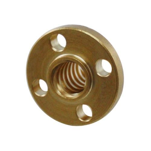 Гайка латунная М8 для трапецеидального винта (1715)