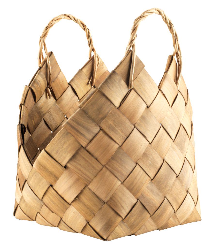 Корзина плетеная декоративная Metrot 39x25x29см Натуральный