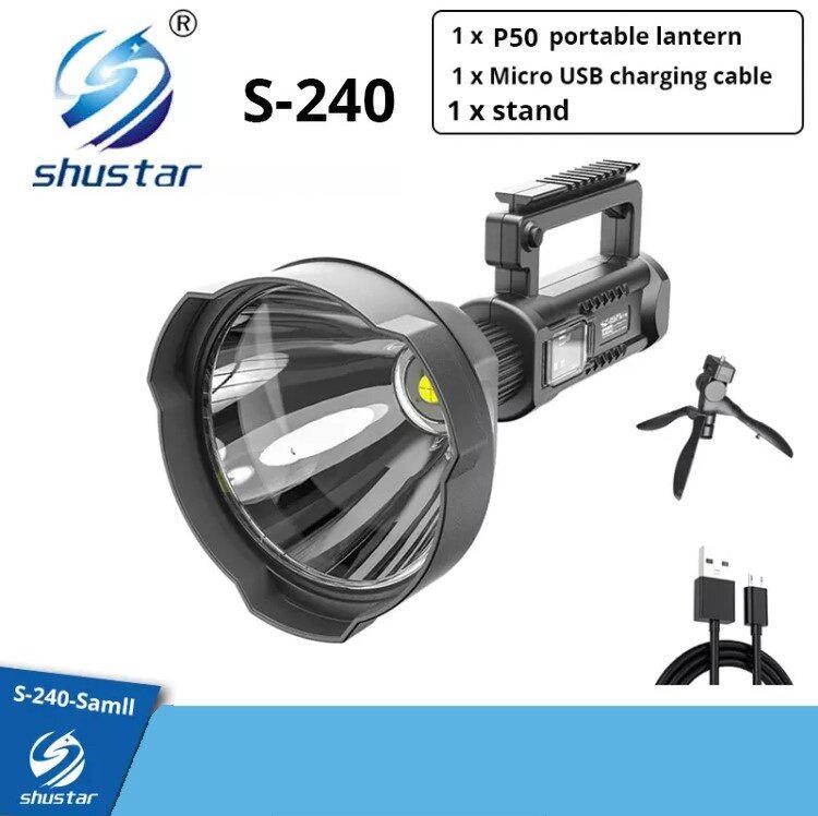 Ручной фонарь Shustar S-240 Small Black (P50) - фото 4