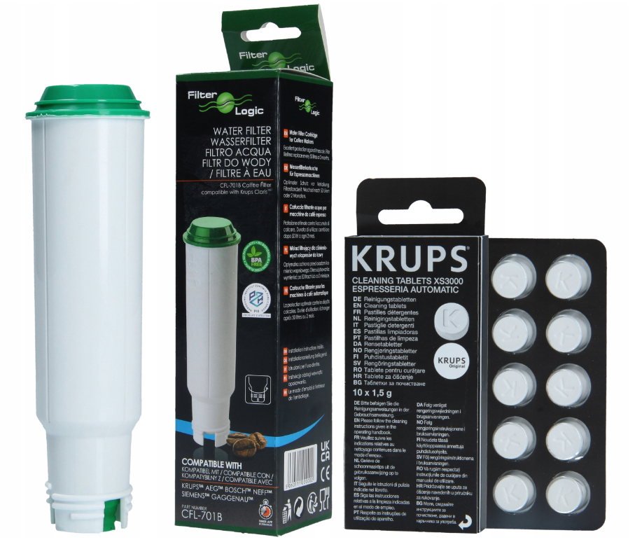 Набор для кофемашин Krups таблетки xs300010 та фільтр F088