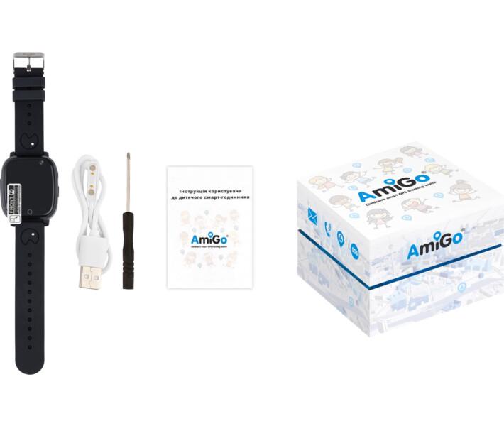 Часы детские умные AmiGo GO001 Black (59318) - фото 5 Часы детские умные AmiGo GO001 Black (59318) - фото 5