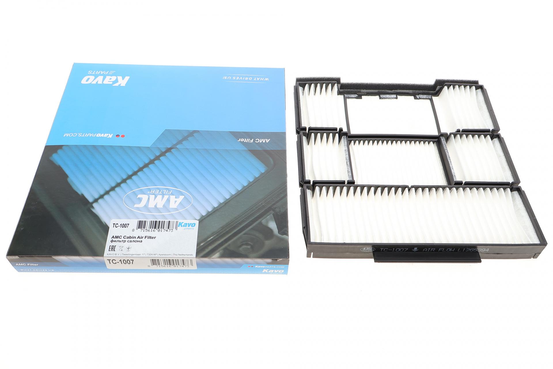 Фильтр салона KAVO PARTS для Toyota Corolla 92-02 (TC-1007)