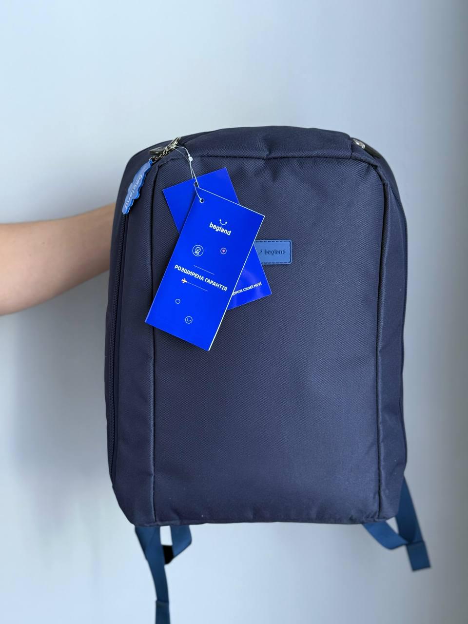 Рюкзак для ноутбука Bagland joseph водонепроницаемый Синий (12311) - фото 6 Рюкзак для ноутбука Bagland joseph водонепроницаемый Синий (12311) - фото 6