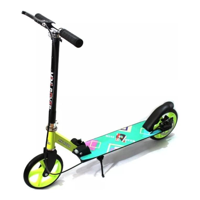 Самокат Bavar Sport з дисковим гальмом Салатовий (438339)