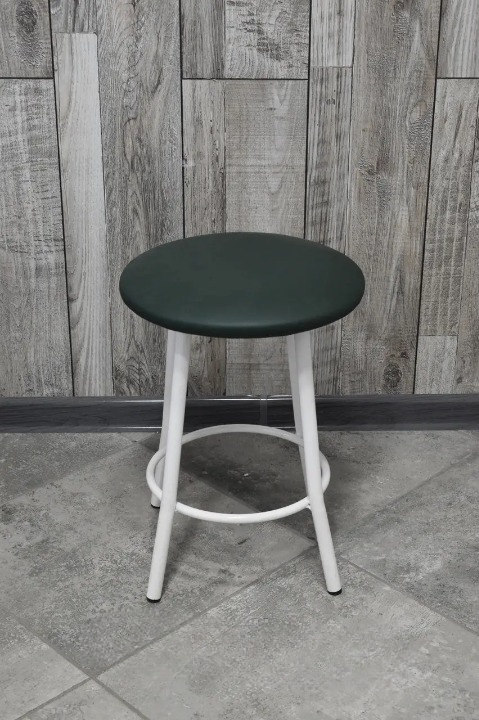 Табурет кухонний Муза з м'яким сидінням 30х45 см Зелений/Білий (28374044)